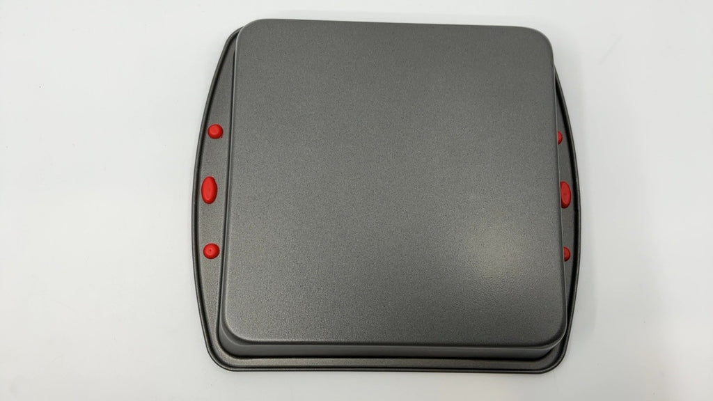 MegaGrip 8x8 Non-Stick Cake Pan - Heavy-Gauge Steel, Dishwasher Safe
