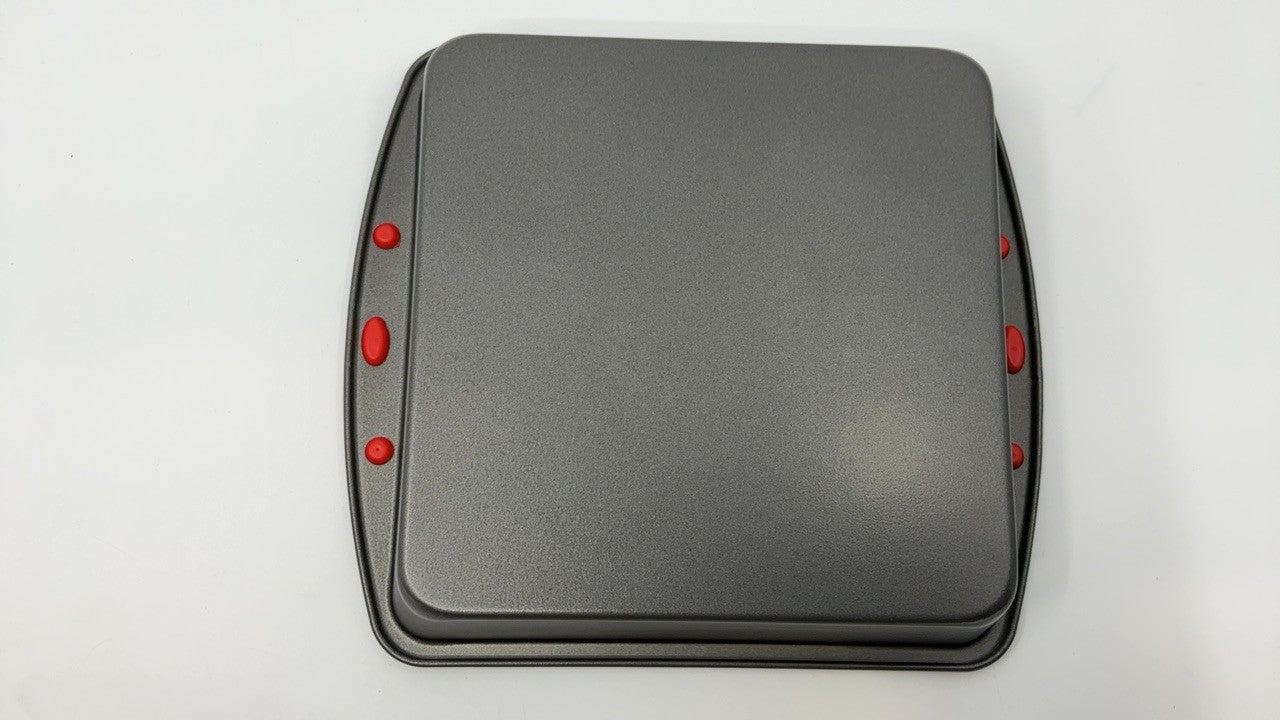 MegaGrip 8x8 Non-Stick Cake Pan - Heavy-Gauge Steel, Dishwasher Safe