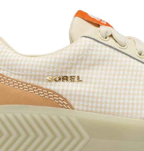 Sorel Women's ONA Ave Low Sneaker Waterproof, Bleached Ceramic/Light Aloe, 7