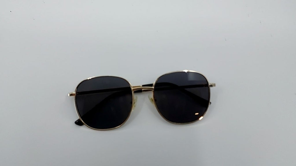 SOJOS Retro Oversized Square Polarized Sunglasses Gold/Black 60mm