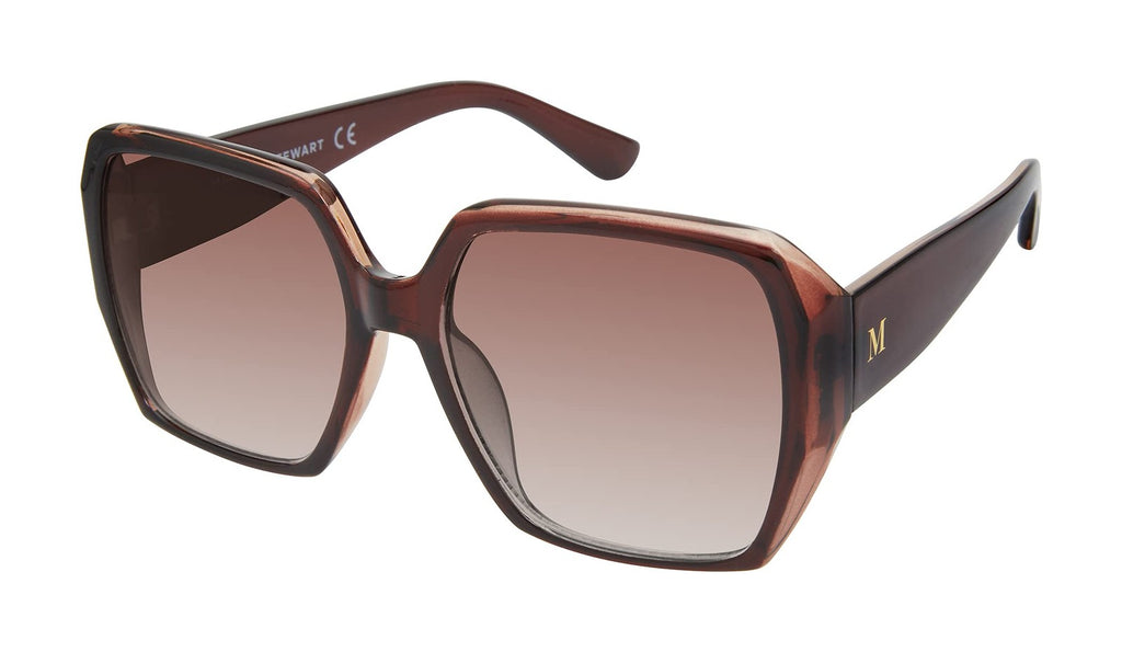 MS123 Brown UV400 Protective Square Sunglasses for Women
