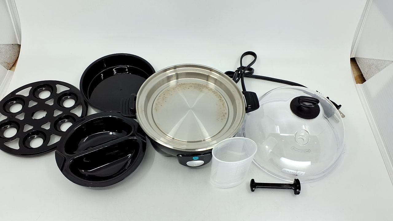 DASH 6 Egg Electric Cooker - Hard Boiled, Poached, Scrambled - Black