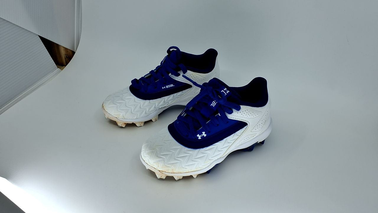 Under Armour Boys' Leadoff Low RM JR 3.0, (400) Royal/White/Royal, 11K, US