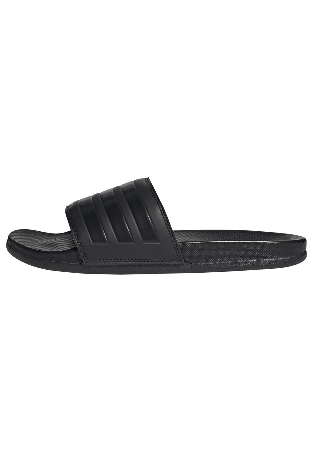 adidas Adult Adilette Comfort Slides Core Black/Core Black/Core Black 8