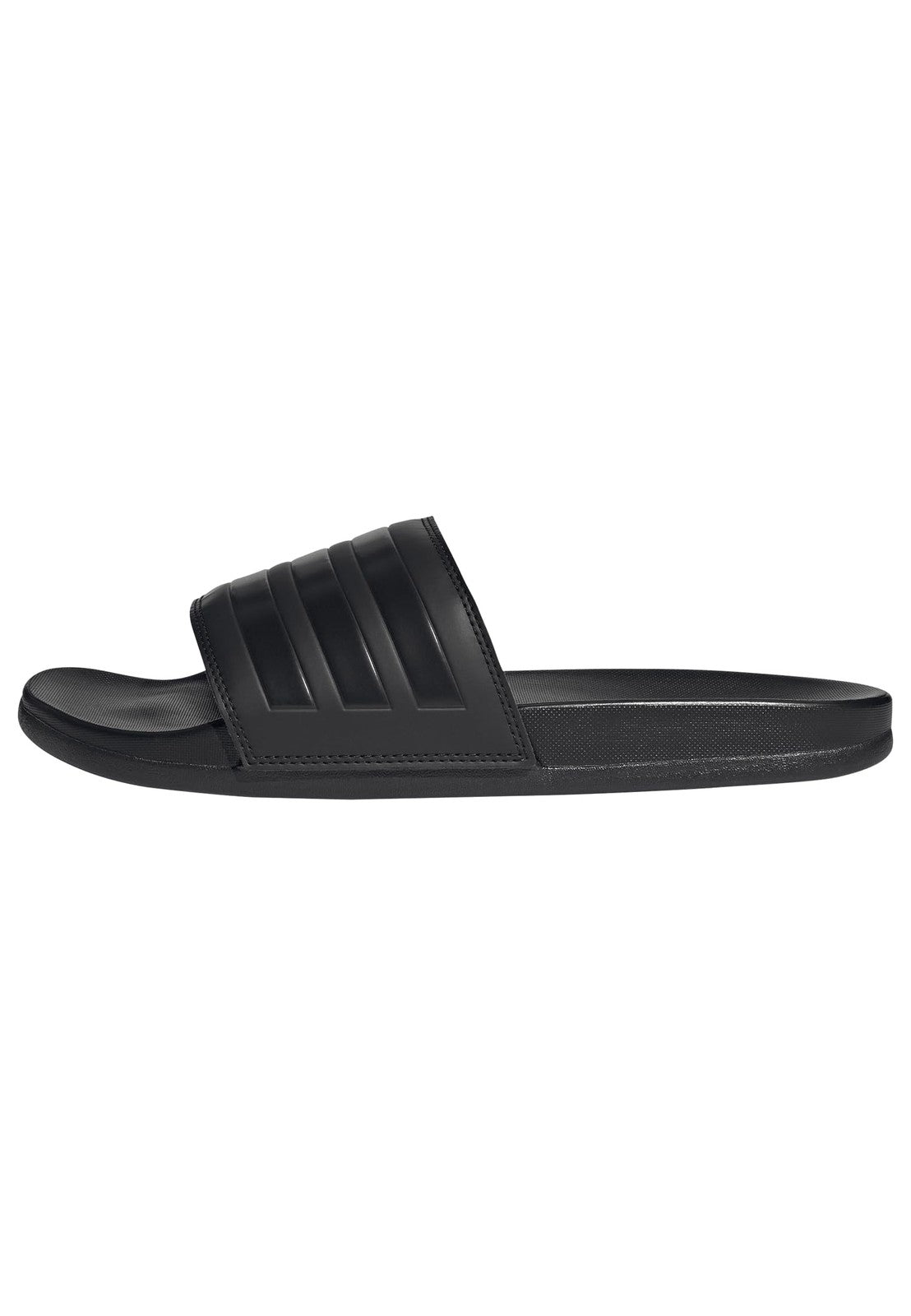 adidas Adult Adilette Comfort Slides Core Black/Core Black/Core Black 8
