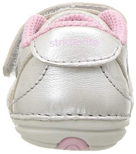 Stride Rite baby girls Soft Motion Jazzy Sneaker, Champagne, 5 Toddler US