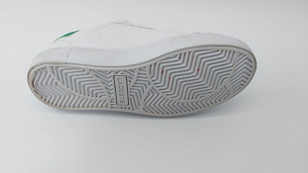 Lacoste Kids Powercourt Sneaker, WHT/GRN, 3