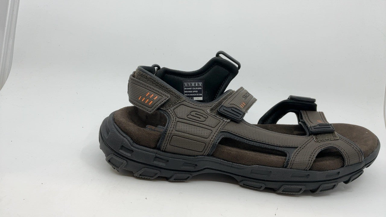 Skechers mens Louden sandals, Brown, 12 US
