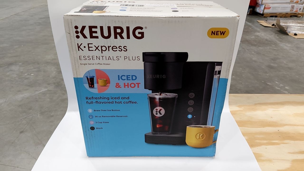 Keurig K-Slim + ICED Single Serve Coffee Maker Auto Off Feature, Black