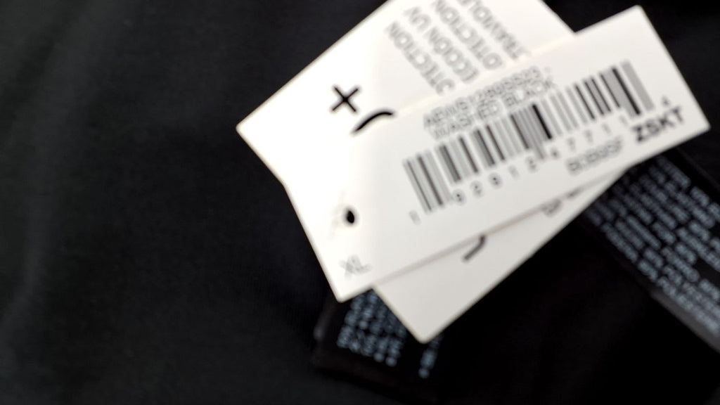 High Waist Bikini Bottom X-Large Washed Black Plus Size