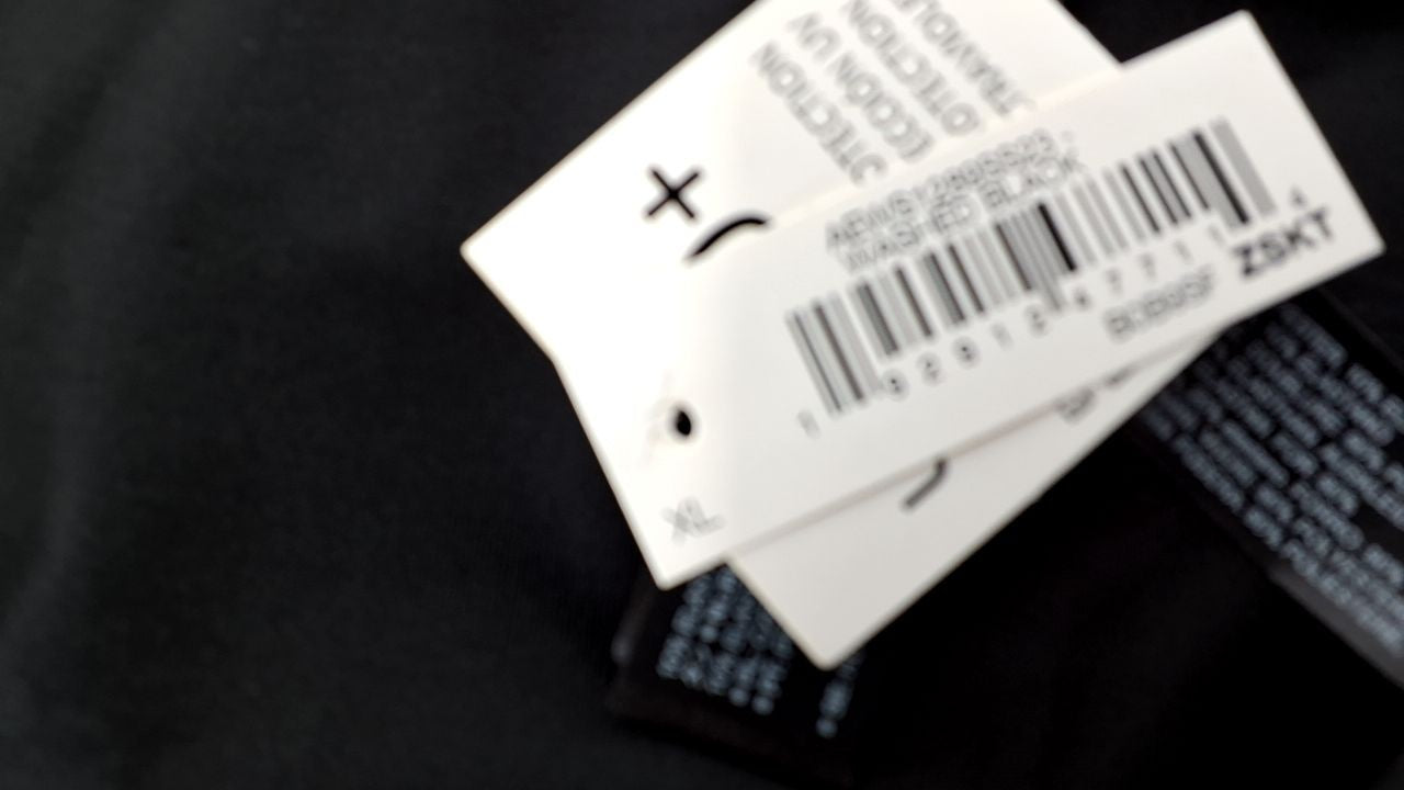 High Waist Bikini Bottom X-Large Washed Black Plus Size