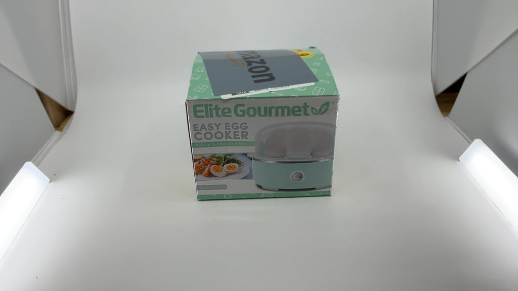 Elite Gourmet EGC115M Electric Egg Cooker 7-Egg Capacity Retro Mint