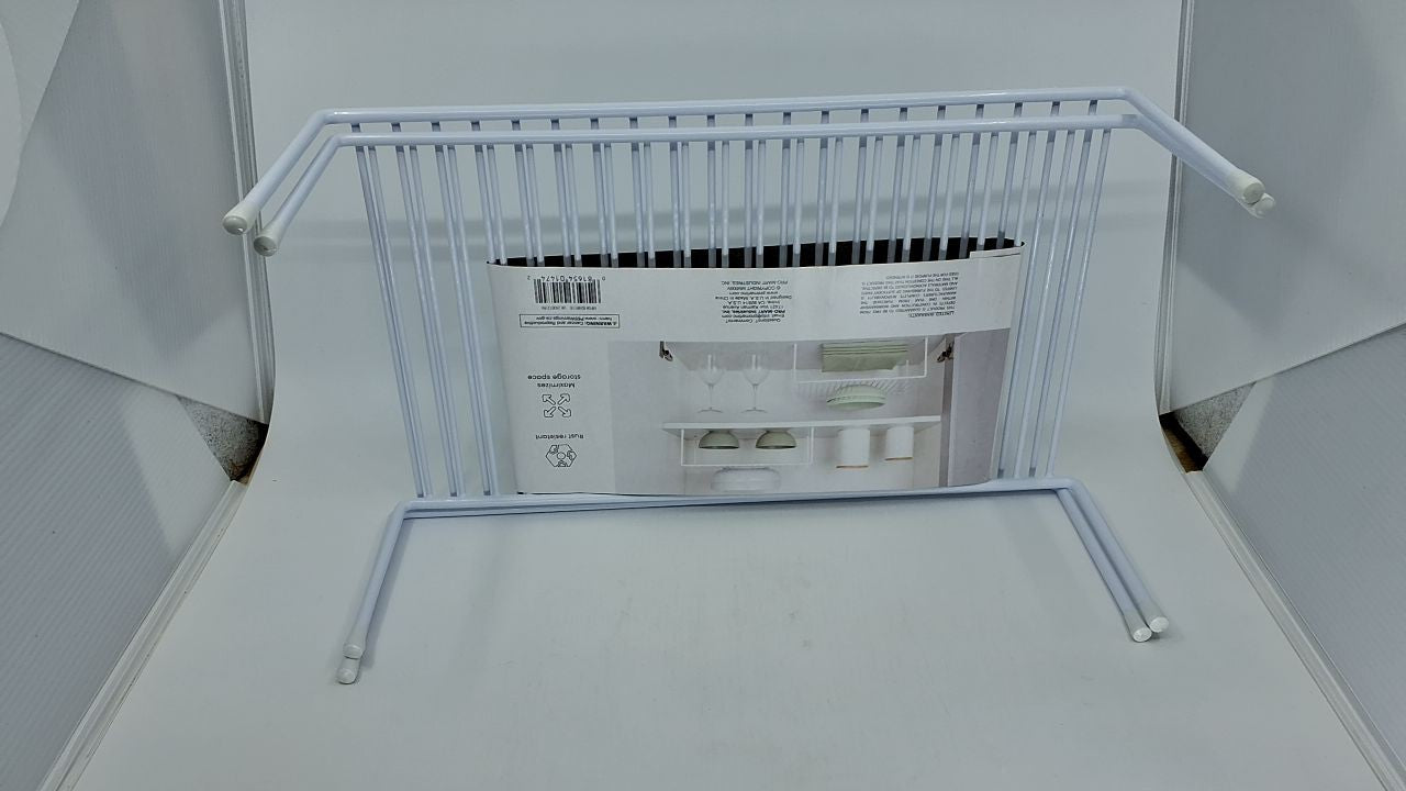 Smart Design Expandable Kitchen Shelf 16-32.5 In w/ Scratch Resistant Feet