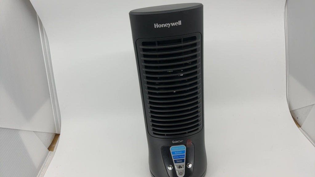 Honeywell Quiet Table Fan, 13in Oscillating, 4 Levels, Black, HTF210B