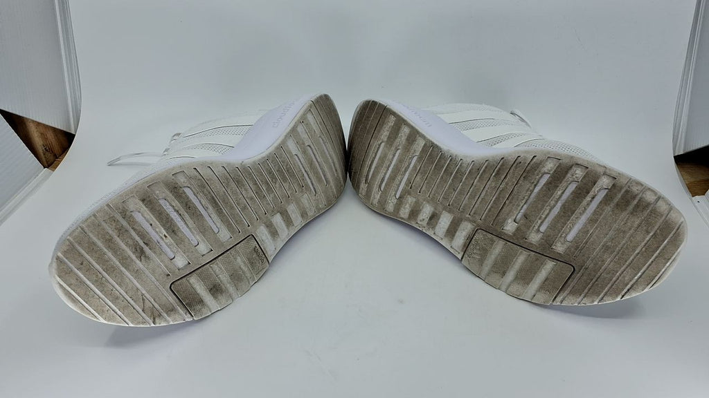 adidas Women's Racer TR23 Sneaker, White/Zero Metallic/Grey, 8