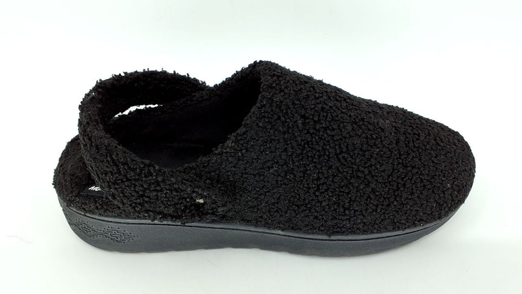 MUK LUKS Women's Quianna Clog, Black, M (7-8)