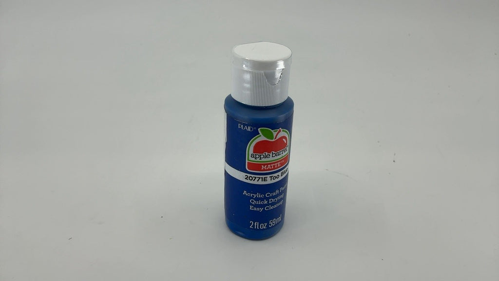 Apple Barrel Acrylic Paint in Assorted Colors (2 oz), 20771, Too Blue