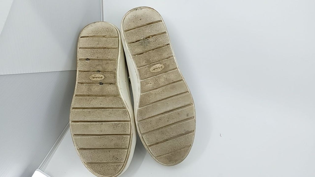 Dr. Scholl's Womens Time Off Platform Sneakers 8 M Vapor Grey Microfiber