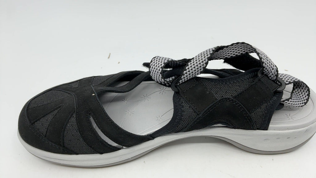 Easy Spirit Esplash Women's Sandal, 10 B(M) US, Black-White