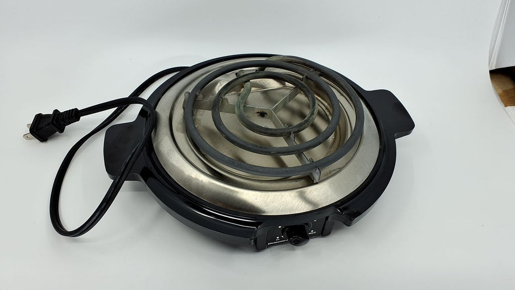 Elite Gourmet ESB-300X 1000W Electric Hot Plate Coiled Burner - Black