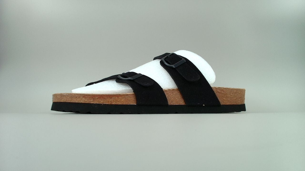 CUSHIONAIRE Luna Cork Footbed Women's Sandals - Comfortable Slip-On Slides with