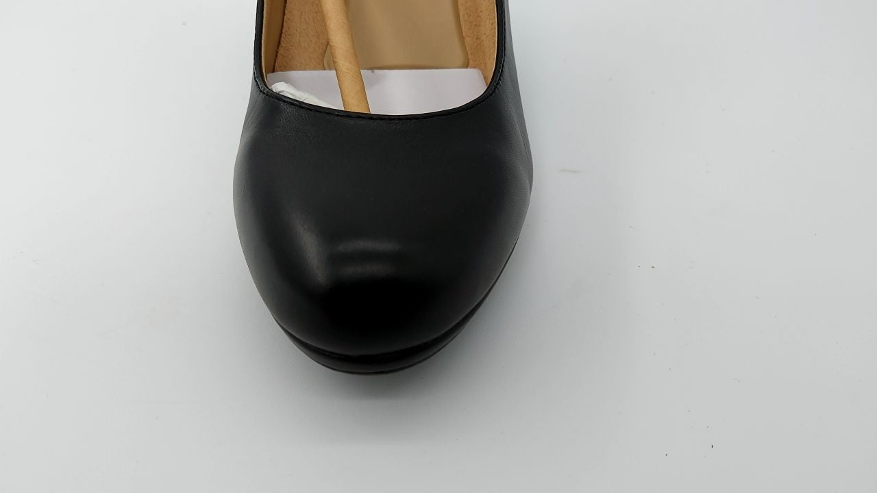 Naturalizer Womens Michelle Pump Black Leather 7 W