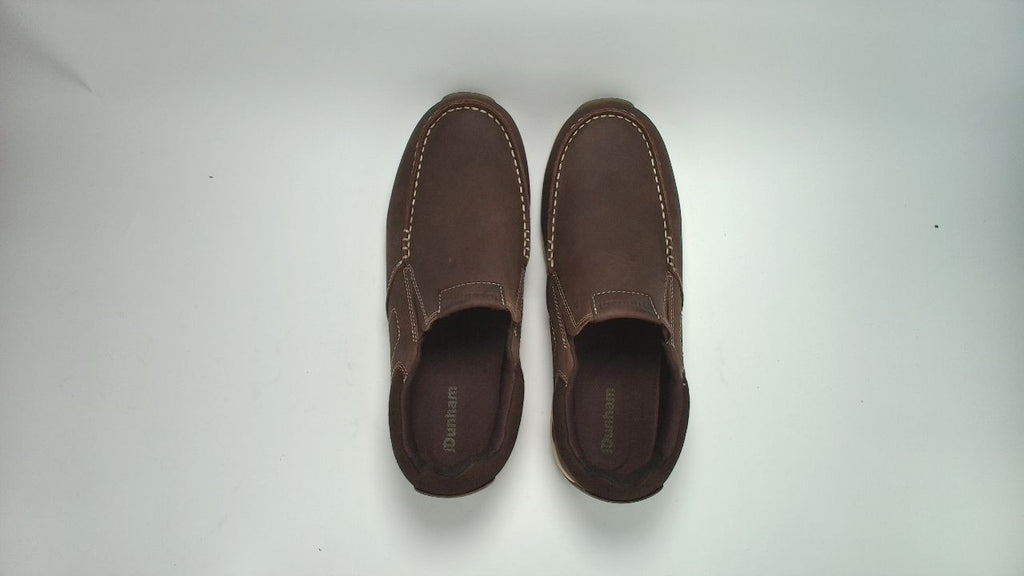 Dunham Men's Waves Loafer, Dark Brown Leather, 10.5 XX-Wide