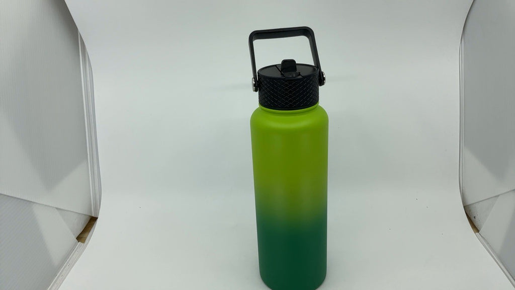 Konokyo 40oz Sport Water Bottle, Insulated Stainless Steel, Bamboo Grove