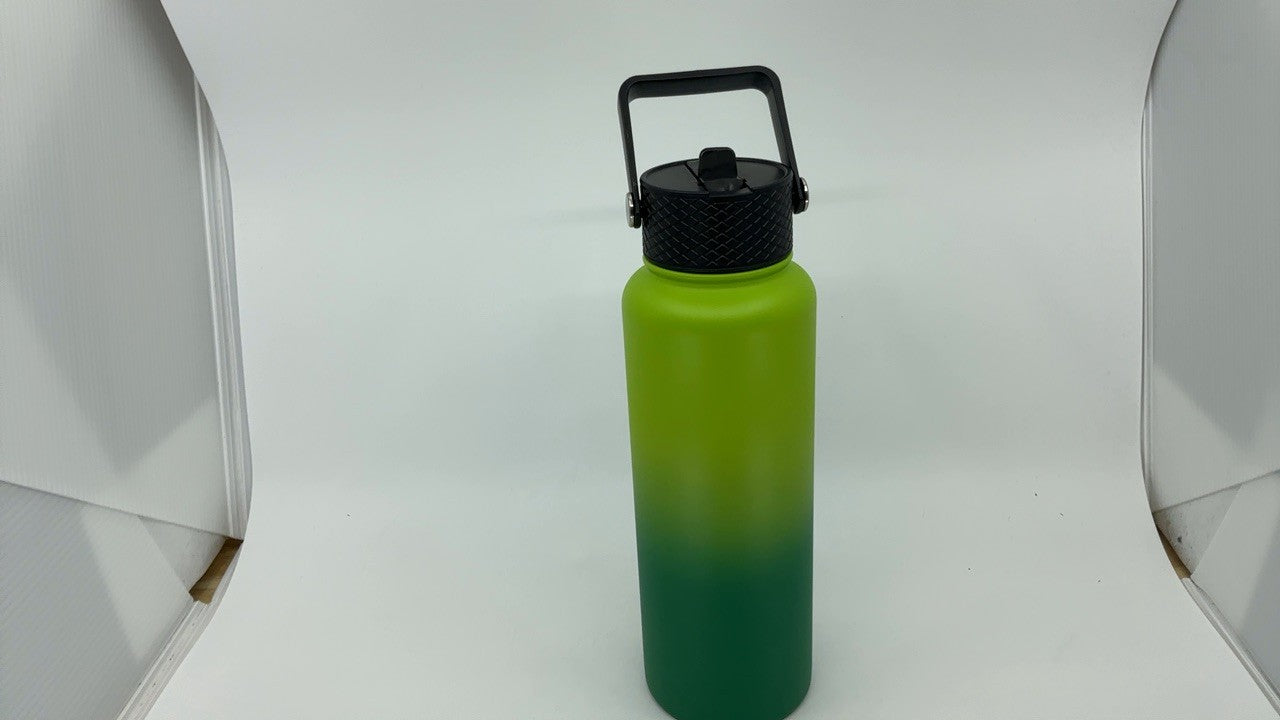 Konokyo 40oz Sport Water Bottle, Insulated Stainless Steel, Bamboo Grove