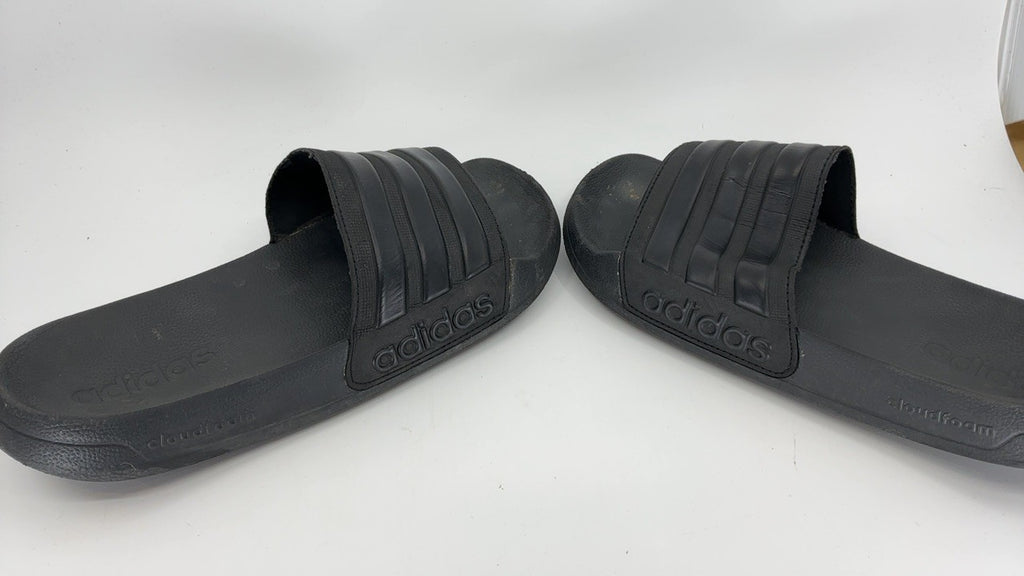 adidas unisex adult Shower Slide Sandal, Core Black/Core Black/Core Black, 8 US