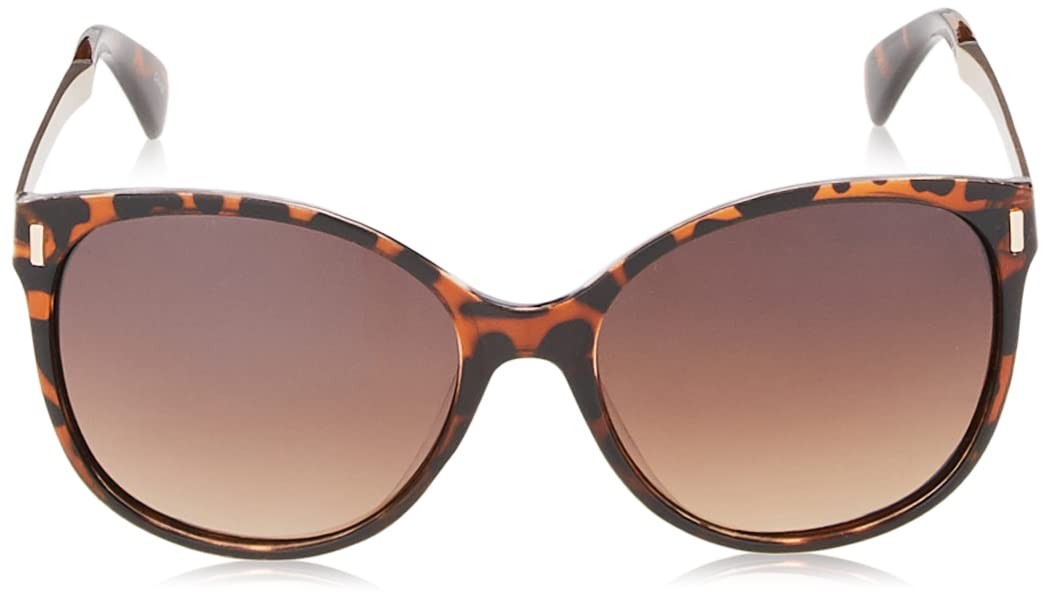 TAHARI Women's Cat Eye Sunglasses TH657 55mm Tortoise UV Protection