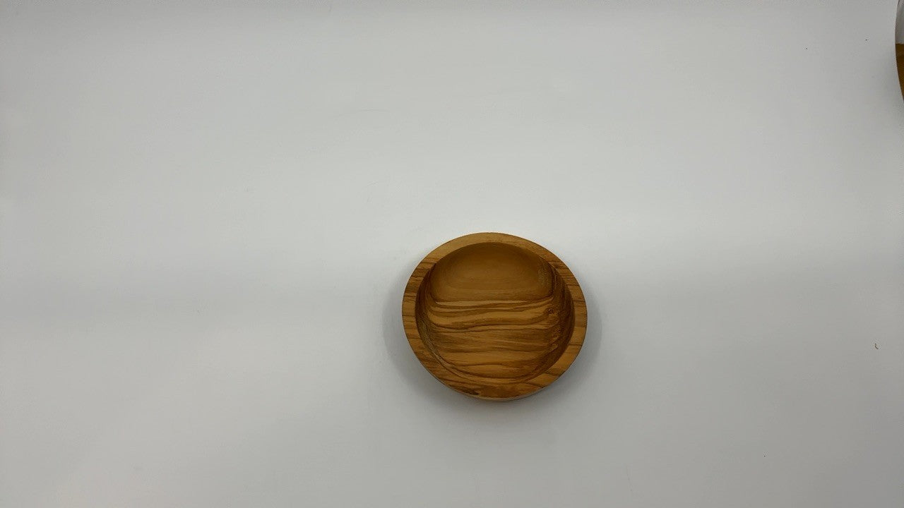 RSVP International Natural Italian Olive Wood, Sauce Bowl, 3" Dia