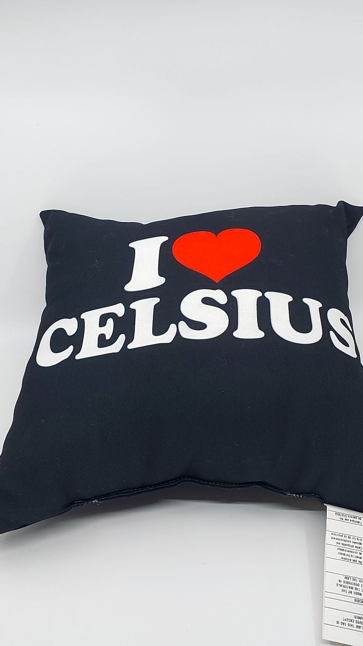 I Love Celsius Throw Pillow