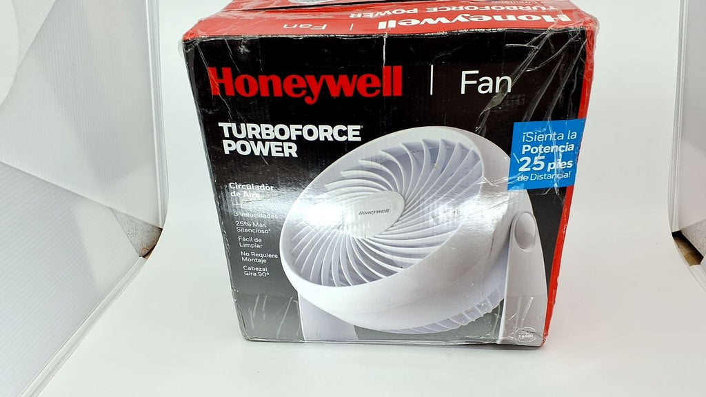 Honeywell HT-904 Air Circulator Fan, Small, White, 90° Adjustable Head