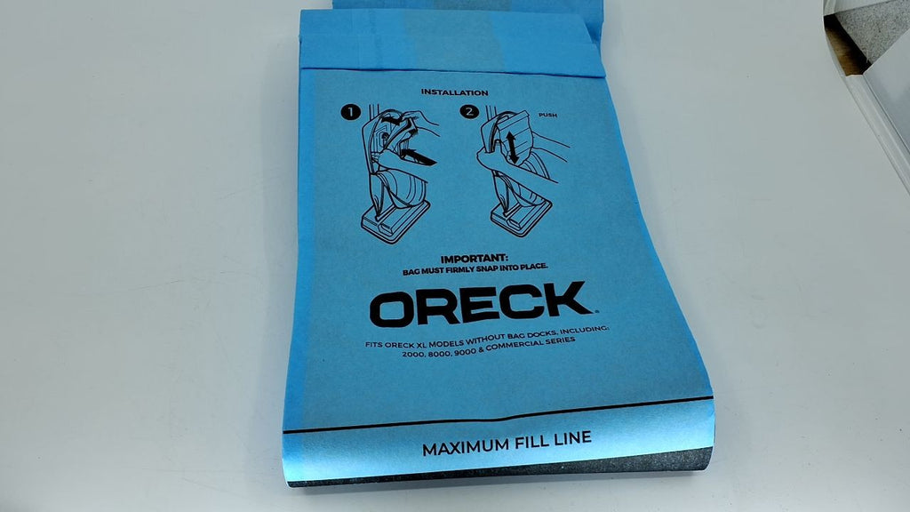 Oreck XL Vacuum Bags, Pack of 9, Easy Install, Fights Bacteria & Odors