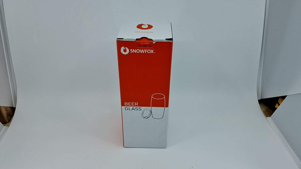 Elegant 23.9oz Stainless Steel Beer Glass - Vacuum Insulated, Lid Included