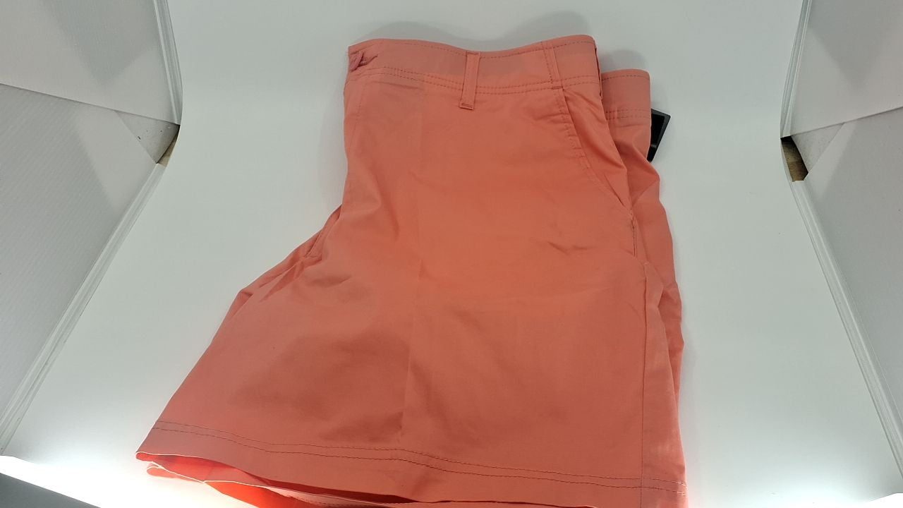 Lee Men's Extreme Motion 7" Flat Front Short, Bright Papaya, 40