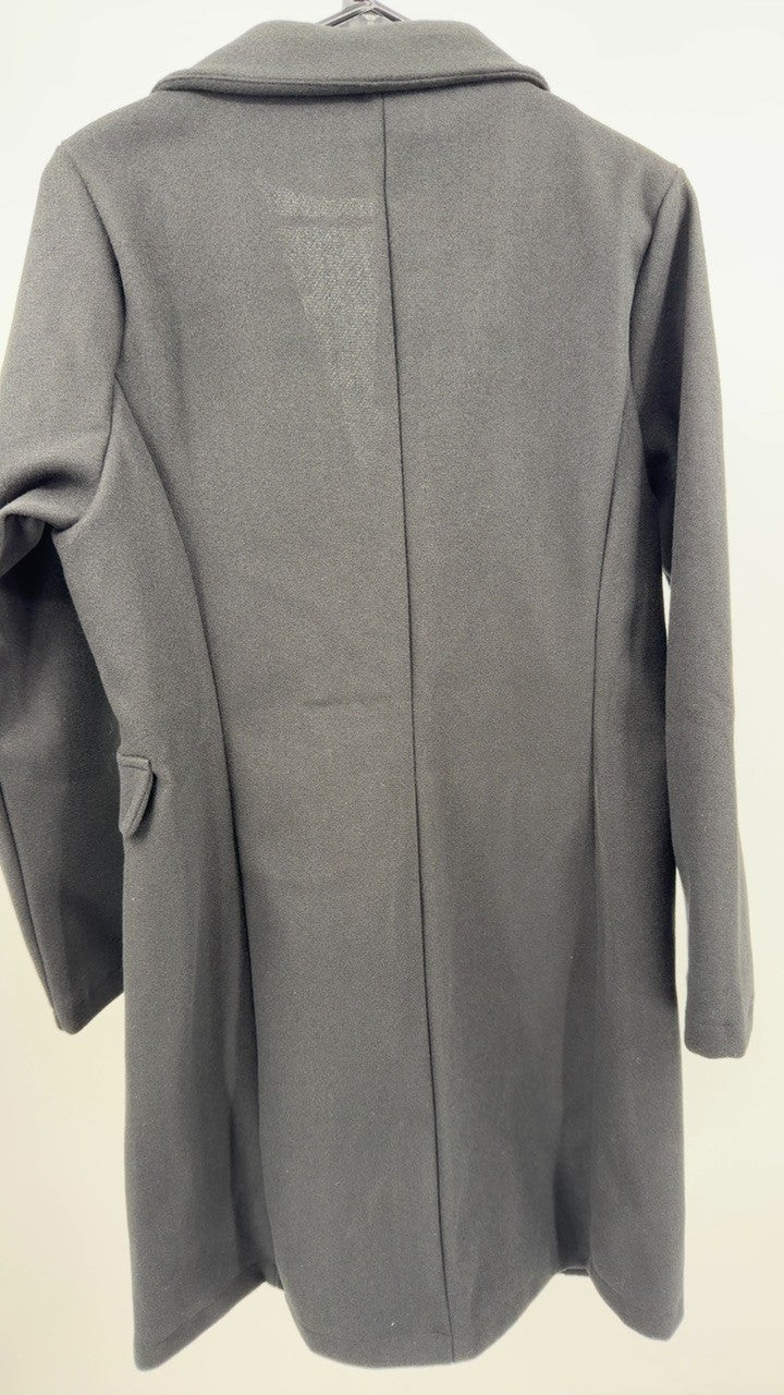 Double-Breasted Longline Coat