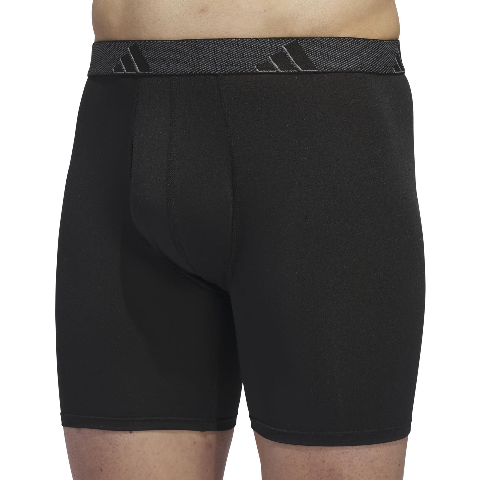 adidas Mens Microfiber Boxer Briefs Underwear (Multipack) Athletic Stretch-Fit