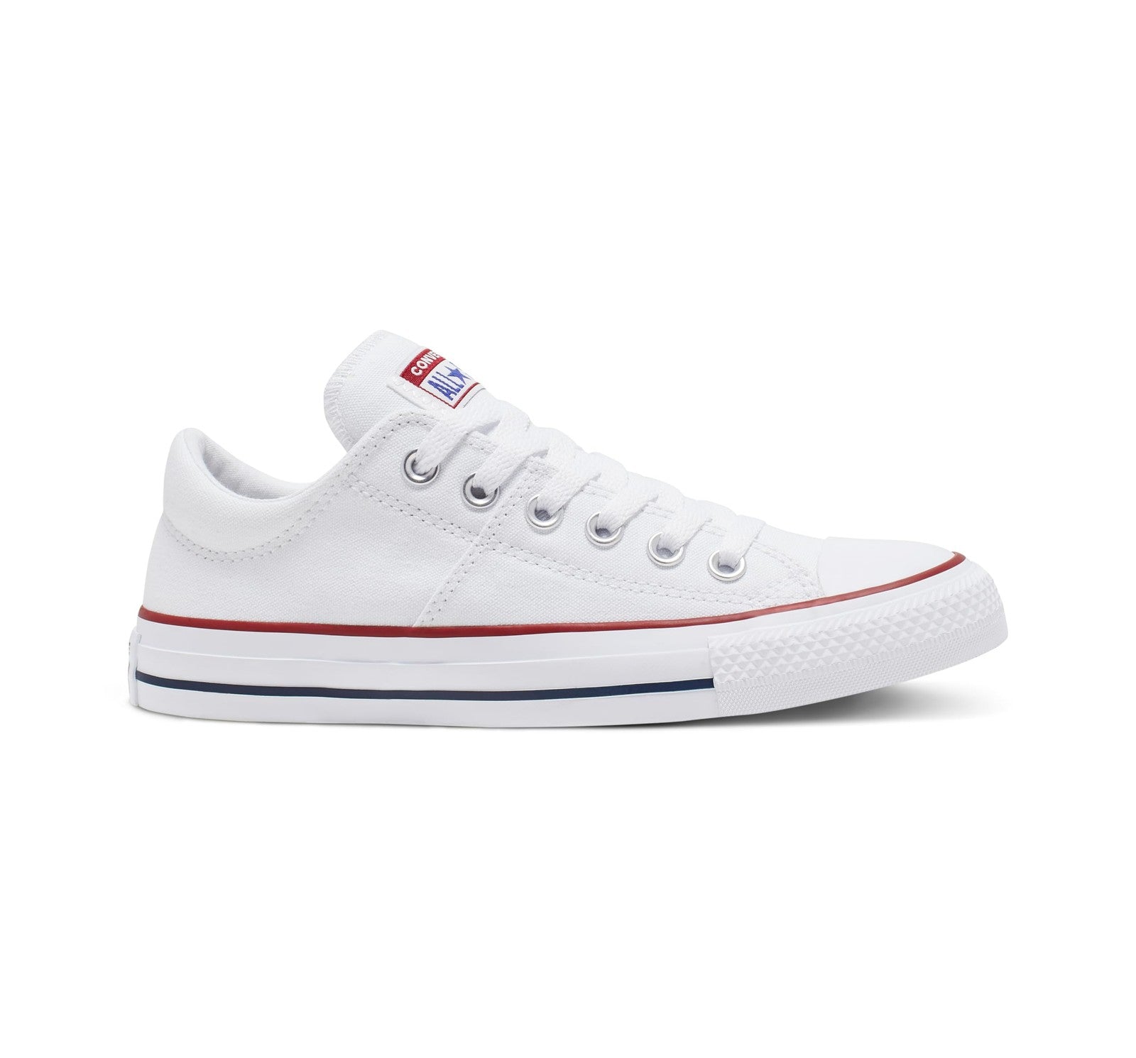 Converse Women's Chuck Taylor All Star Madison Low Top, White/White/White, 7.5