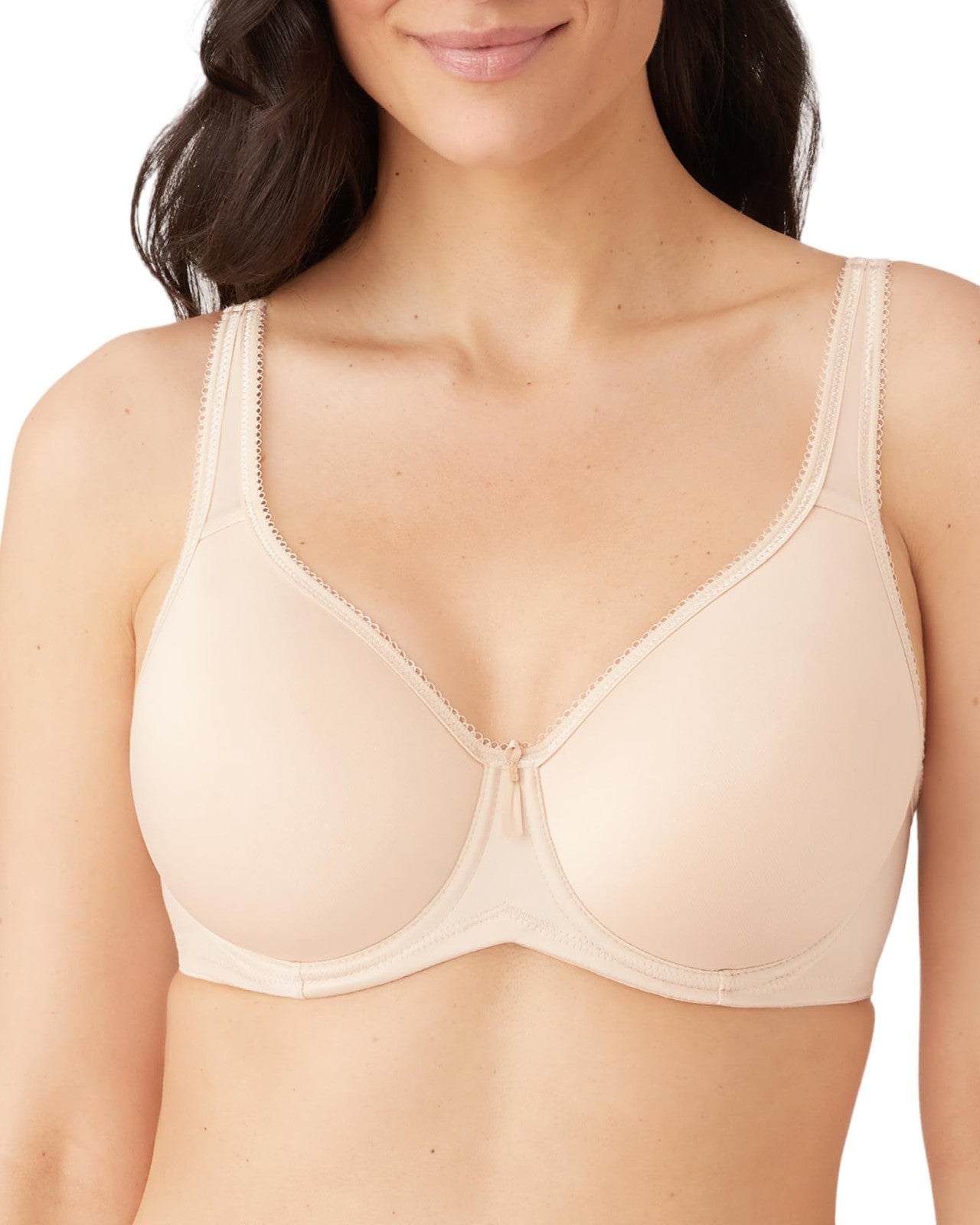 Wacoal Womens Basic Beauty Contour T-shirt Bras, Sand, 34DDD US