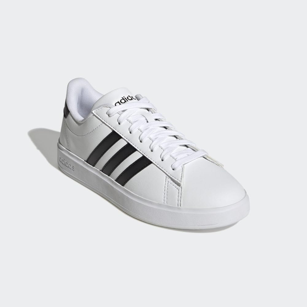 adidas Women's Grand Court 2.0 Tennis Sneakers Size 8.5 White/Black