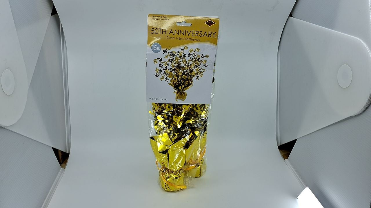 50 Gleam 'N Burst Gold Centerpiece Pack of 2