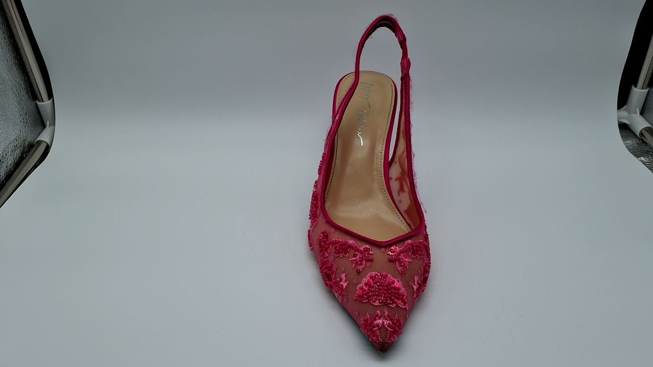 Betsey Johnson Women's Nikki Pump, Fuchsia, 8