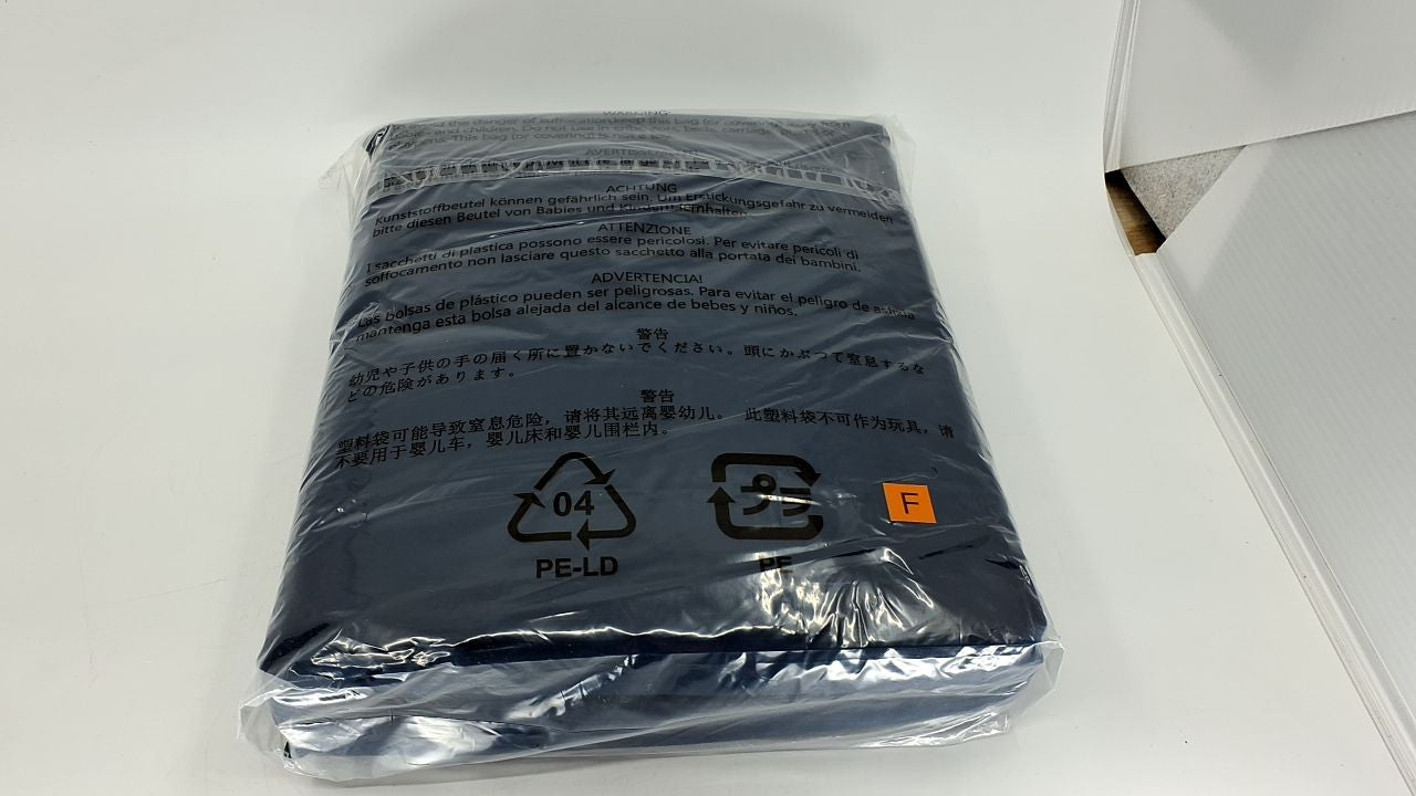 4 Piece Navy Blue Microfiber Bed Sheets Set Full 14in Deep Pockets