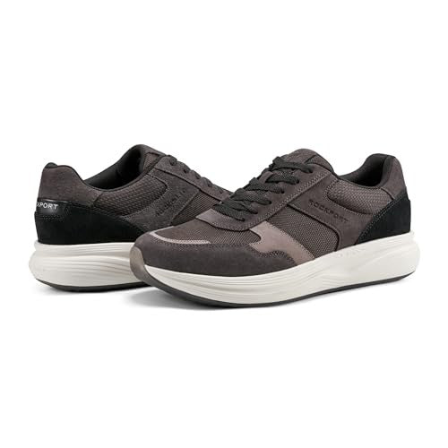 Rockport Men's DMX Corvin Sneaker, Dark Grey Multi, 14 Wide
