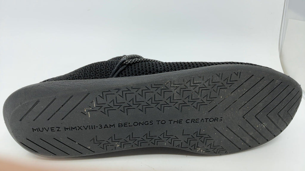 MUVEZ Dual Sole Indoor Outdoor Slippers, Men Size 12, Black