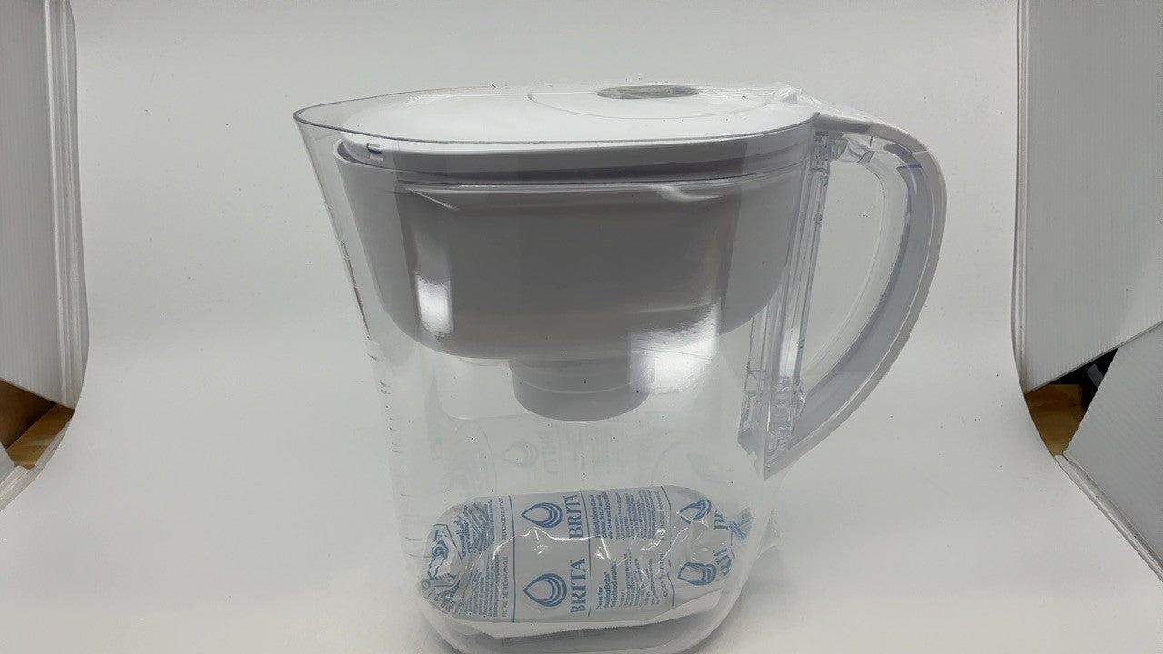 Brita Water Filter Pitcher, 6-Cup Capacity, BPA Free, White, Standard Filter