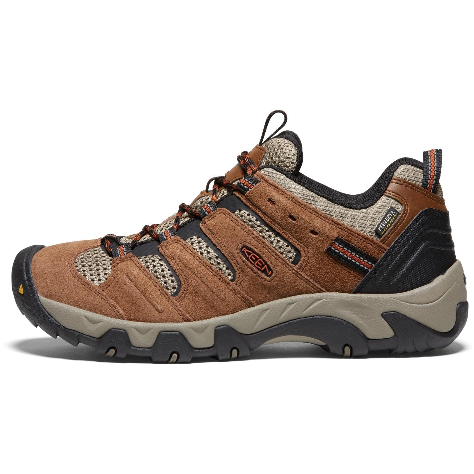 Men's Headout Waterproof Hiking Shoe  |  Bison/Fossil Orange - 8.5 / Regular