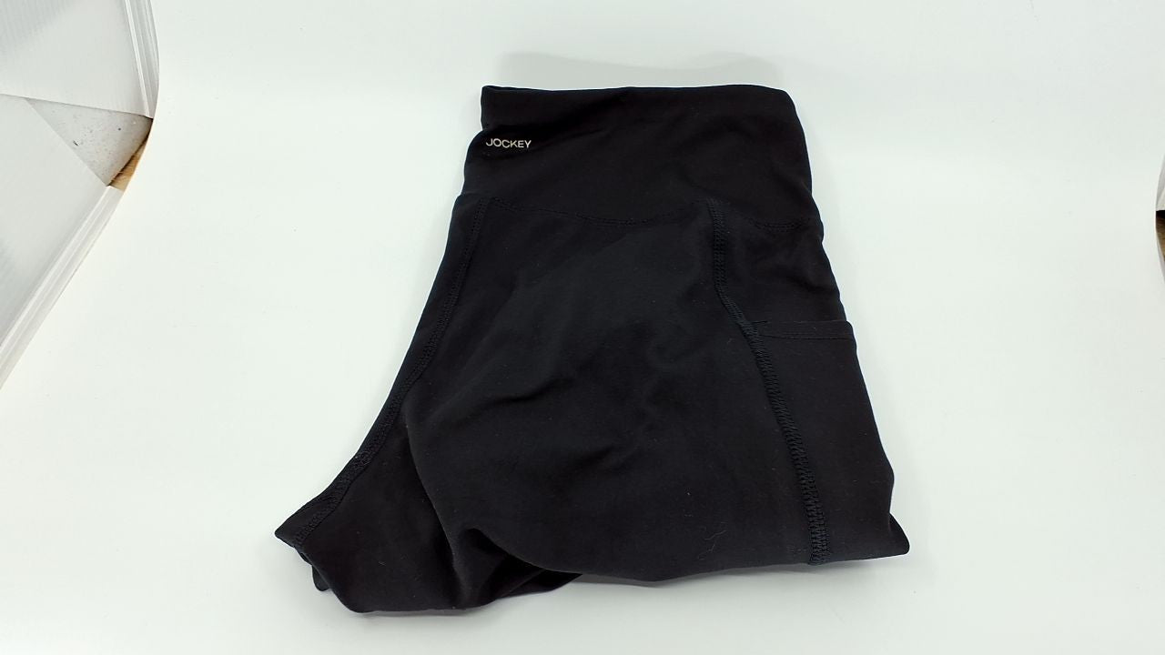 Jockey Women's Activewear Premium Utility 7/8 Legging, Black, M